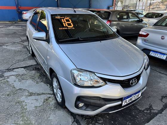 TOYOTA ETIOS 1.5 XS SEDAN 16V FLEX 4P AUTOMÁTICO TOYOTA ETIOS 1.5 XS SEDAN 16V FLEX 4P AUTOMÁTICO